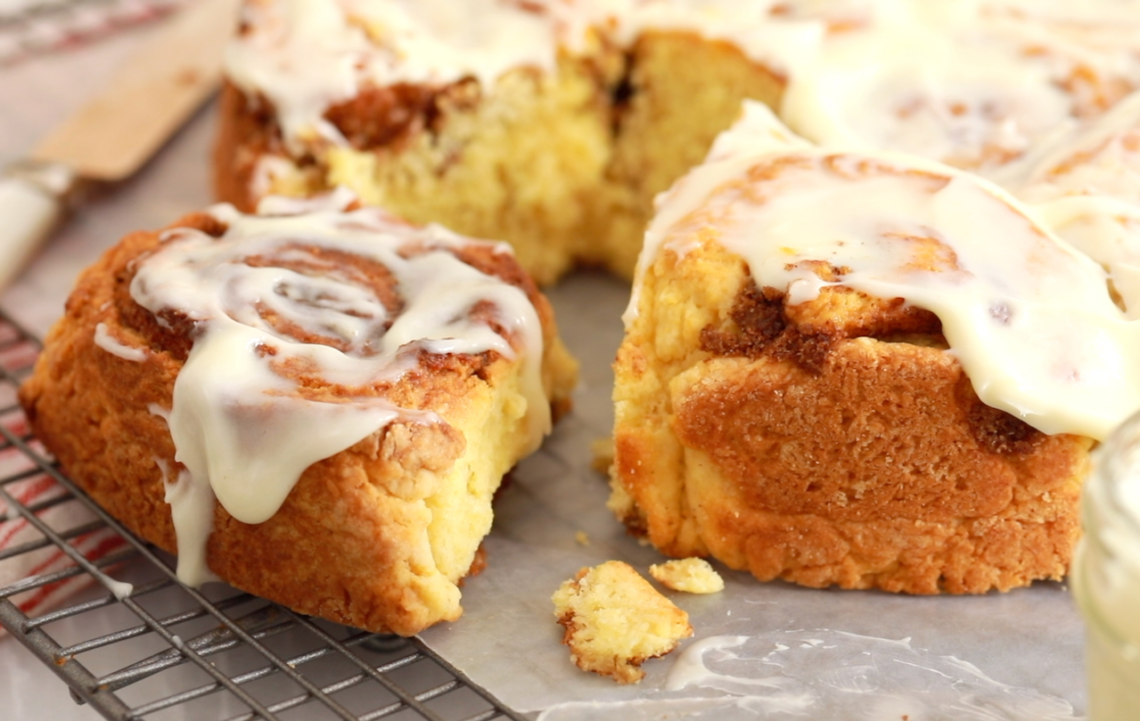 Easy No-Yeast Cinnamon Rolls