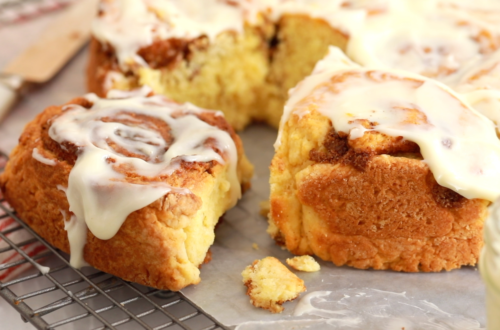 Easy No-Yeast Cinnamon Rolls